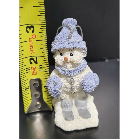 1999 Snow Buddies The Skier Snowman Christmas Ornament Encore Group - Picture 8 of 8